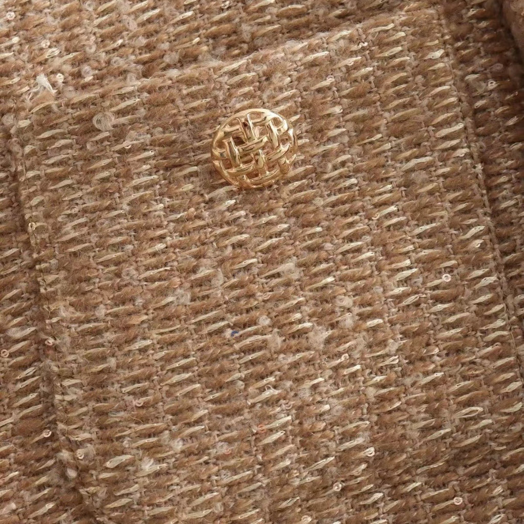 WOOLEN SOLID SHORT COAT